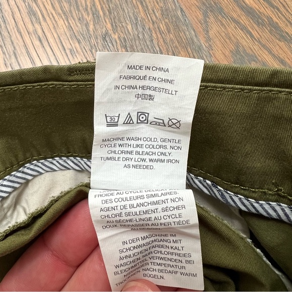 J. Crew Print Chino Shorts - Picture 6 of 8